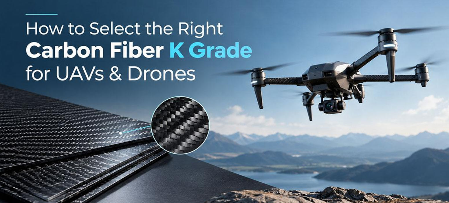 How to Choose the Right Carbon Fiber K Grade for UAV and Drone Components